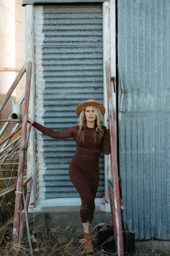 SUEDE TAN HAT RANCHER FEDORA